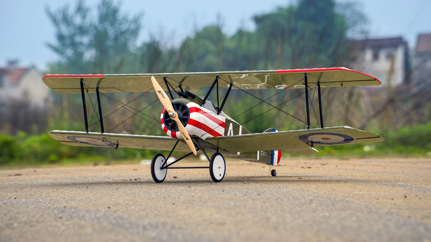 Sopwith Camel 1.2m RC Airplane Pre-Built Balsa ARF